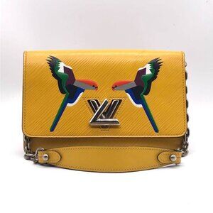 Louis Vuitton Epi Twist Chain Wallet Shoulder Bag Yellow Price Negotiation